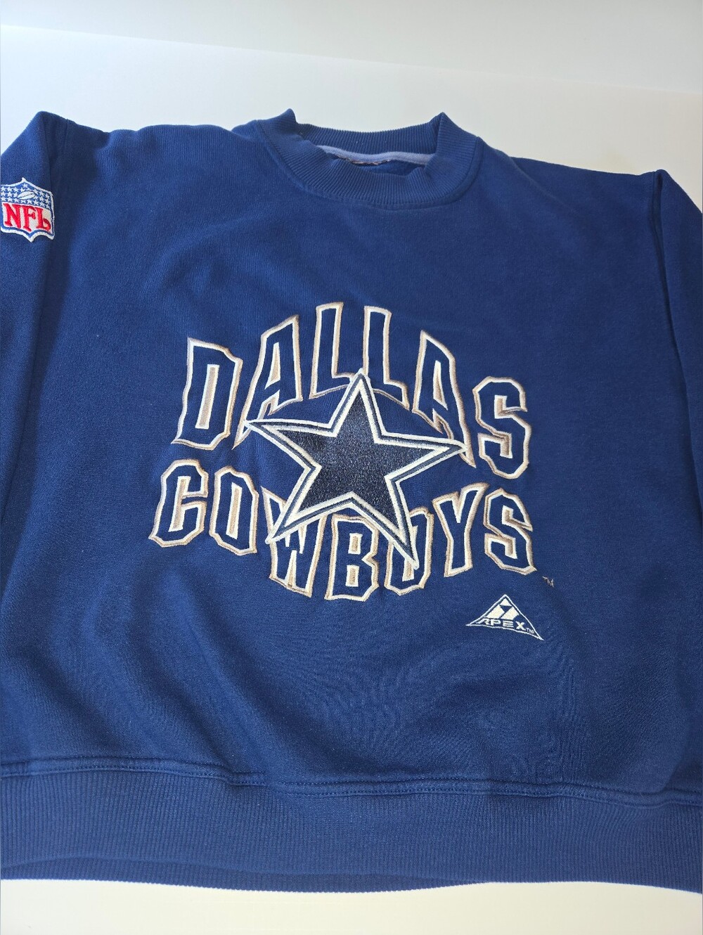 Vintage Dallas Cowboys Sweater Apex Size L - Picture 2 of 16
